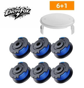 6-Pack Ryobi ONE+ Trimmer Spools with Cap