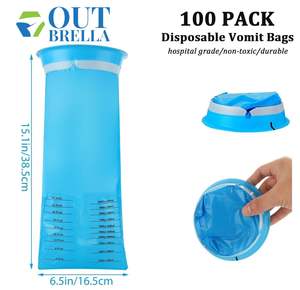 Sealable Travel Sickness Bags – 30 Pack