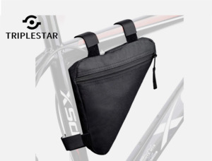 Waterproof Triangle Bike Frame Bag – Black