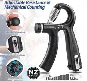 Adjustable Hand Grip Strengthener with Counter – 5–60kg