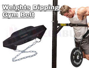 Weighted Dip Belt with 72cm Chain for Pull-Ups & Dips