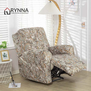 Sofa Chair Covers Nz: LF Floral Stretch Recliner Chair Cover – 4 Piece