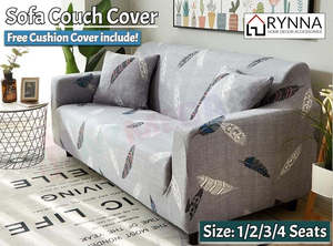 Feather Stretch Sofa Cover – 4 Sizes