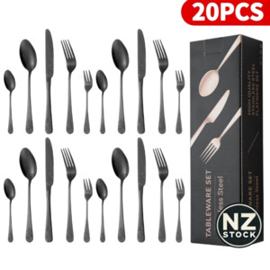 20-Piece Stainless Steel Cutlery Set for 4 People