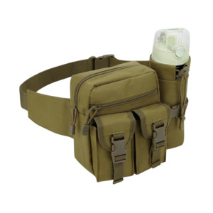 Tactical Waist Pack with Bottle Holder – Army Green