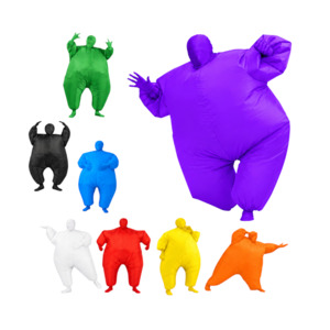 Inflatable Fancy Chub Fat Masked Suit Costume Blow Up Dress *9 Colors
