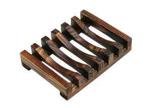 Soap Dish Wooden Slated