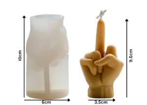 Soap Making: 3D Middle Finger Candle & Soap Mold