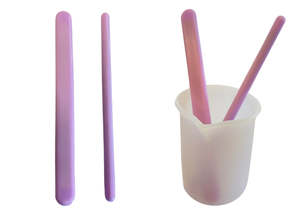 Soap Accessories: 2 Piece Silicone Swirling Sticks