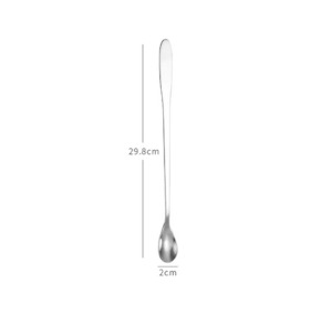 Stainless Steel Mica Spoon - Silver