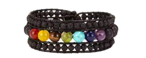 Aromatherapy Accessories: Black Lava Stone Bracelet Rope Chakra (12)