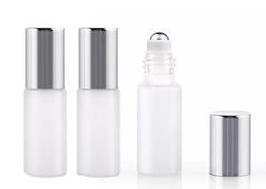 Roll on Bottle 5ml Frosted Glass / refillable 5ml