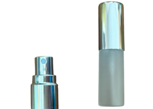 Glass Bottles: Perfume Spray Bottle 5ml Frosted Glass / refillable