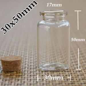 Glass Bottles: Glass Bottles Small with cork 20ml
