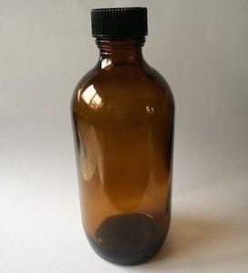 Glass Bottles: Amber Glass Bottle 200ml