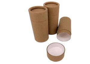 Cardboard Packaging: Deoderant Tubes / Natural / Cardboard Tubes 60gm