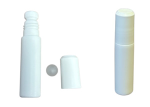 Plastic Packaging: 10ml Plastic Roll On Bottles - 20pc