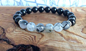 Jewellery Sale: Bracelet Beaded Tourmaline / Crystal type healing (15)