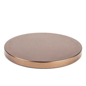 3 Wick Tumbler Lids 1: Bronze Metal Flat Lid (3-Wick)