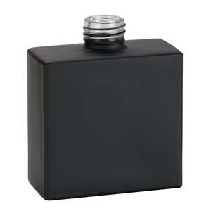 New: Reed Diffuser Bottle, Square - Matte Black