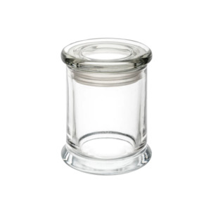 Metro Glassware: Metro Large - Clear, with Flat Lid