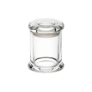 Metro Glassware: Metro Small - Clear, with Flat Lid