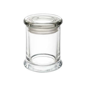 Metro Glassware: Metro Medium - Clear, with Flat Lid