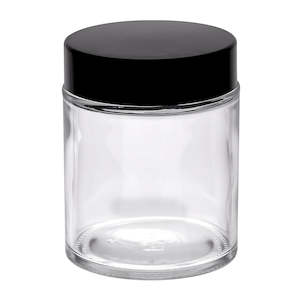 Clear Glass Pots: 100ml Glass Pot - Clear