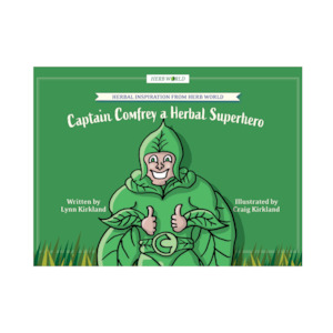 Captain Comfrey, a Herbal Super Hero