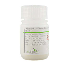 Timentin®  Ticarcillin/Clavulanate (15:1)