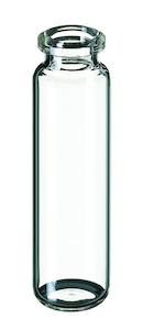 ROTILABO® Headspace vials with beaded rim ND20 rounded bottom, Clear glass, bev&hellip;