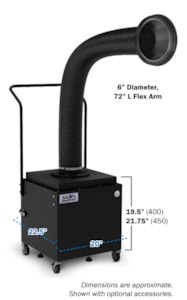 Sentry Air Systems: Fume extractor - FLOOR SENTRY Model 400