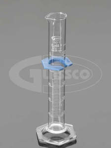 Measuring Cylinder Class B Graduated Hex Base