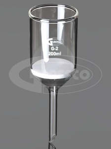 Glassware: Buchner Funnels with sintered disc
