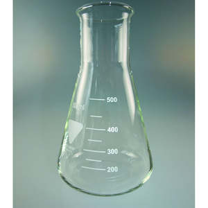 Beakers: Erlenmeyer flasks, Borosilicate glass 3.3, wide neck