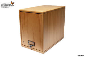 Microscope slide cabinet, lay flat format