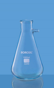 Labware: Filter flask, glass, with side tubulation