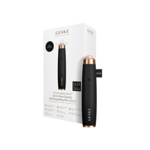 All: Geske SmartAppGuided™ Sonic Rose Quartz LED Depuffing Pen | 8 in 1
