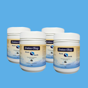 Mineral Clay Supplement: Detox/Mineral Clay Powder - 360g quad pack