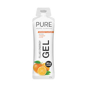 Queenstown Marathon X Pure Sports Nutrition: PURE Fluid Energy Gel - Orange