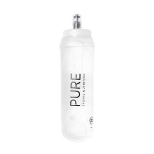 Bottles Soft Flasks: PURE 500ML Clear Soft Bottle