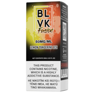 Nicotine Salt E-Liquid: BLVK FUSION - Lemon Tangerine Ice