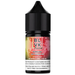 Nicotine Salt E-Liquid: BLVK FUSION - Kiwi Pom Berry Ice