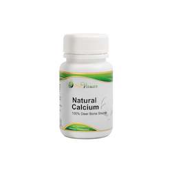 Frontpage: Natural Calcium 60 x 350mg