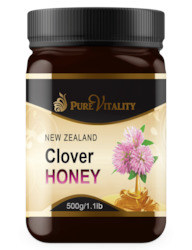 Floral Native Honey: Pure Vitality Clover 500g