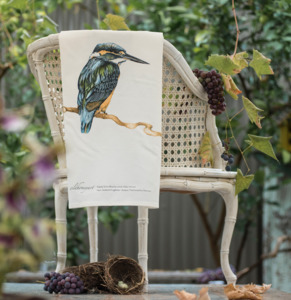 Kingfisher Tea Towel