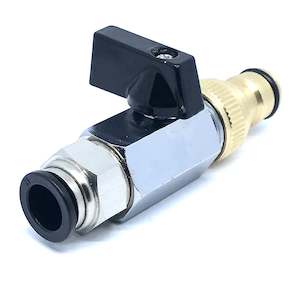 Hose Connectors: PUREWASH HBVM12  -12mm Hose to Male Fitting