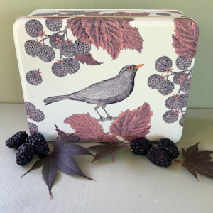 Blackbird & Bramble - Square tin
