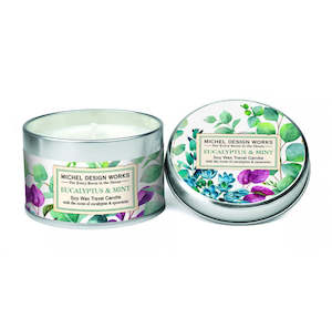 Homewares: Eucalyptus & Mint Travel Candle
