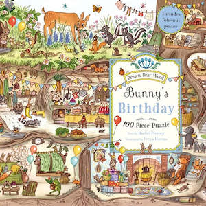 Bunny's Birthday Puzzle | 100 Pieces | Rachael Piercy & Freya Hartas